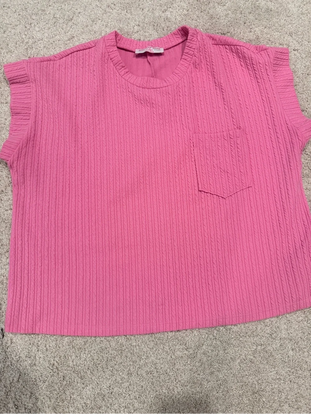 Bubblegum Pink Ribbed Set